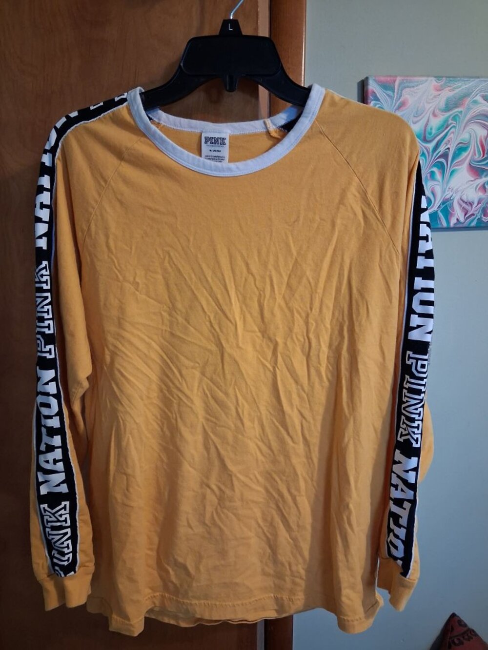 Victoria's Secret PINK Shirt Size Medium Long Sleeve